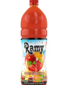 RAMY ORANGE PECHE FRAISE PET – Unité 1.25L<br> 1,40€/u