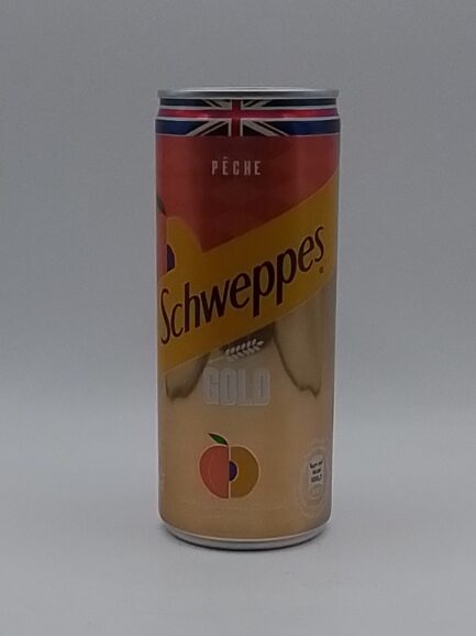 SCHWEPPES GOLD PECHE CANETTE - Unité 25CL<br> 0,70€/u